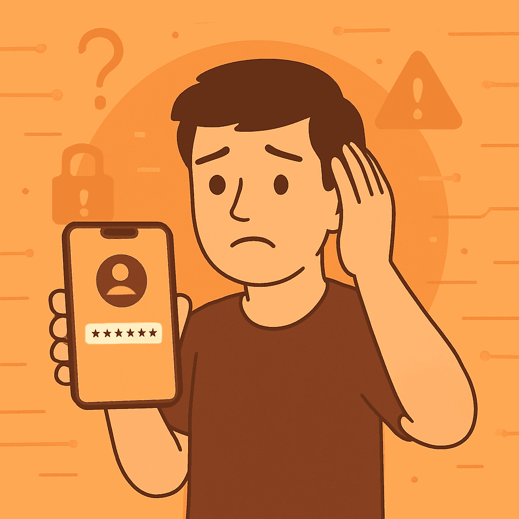 Ilustração de Esqueceu sua senha